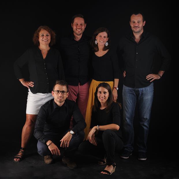 Séance photo de l'équipe